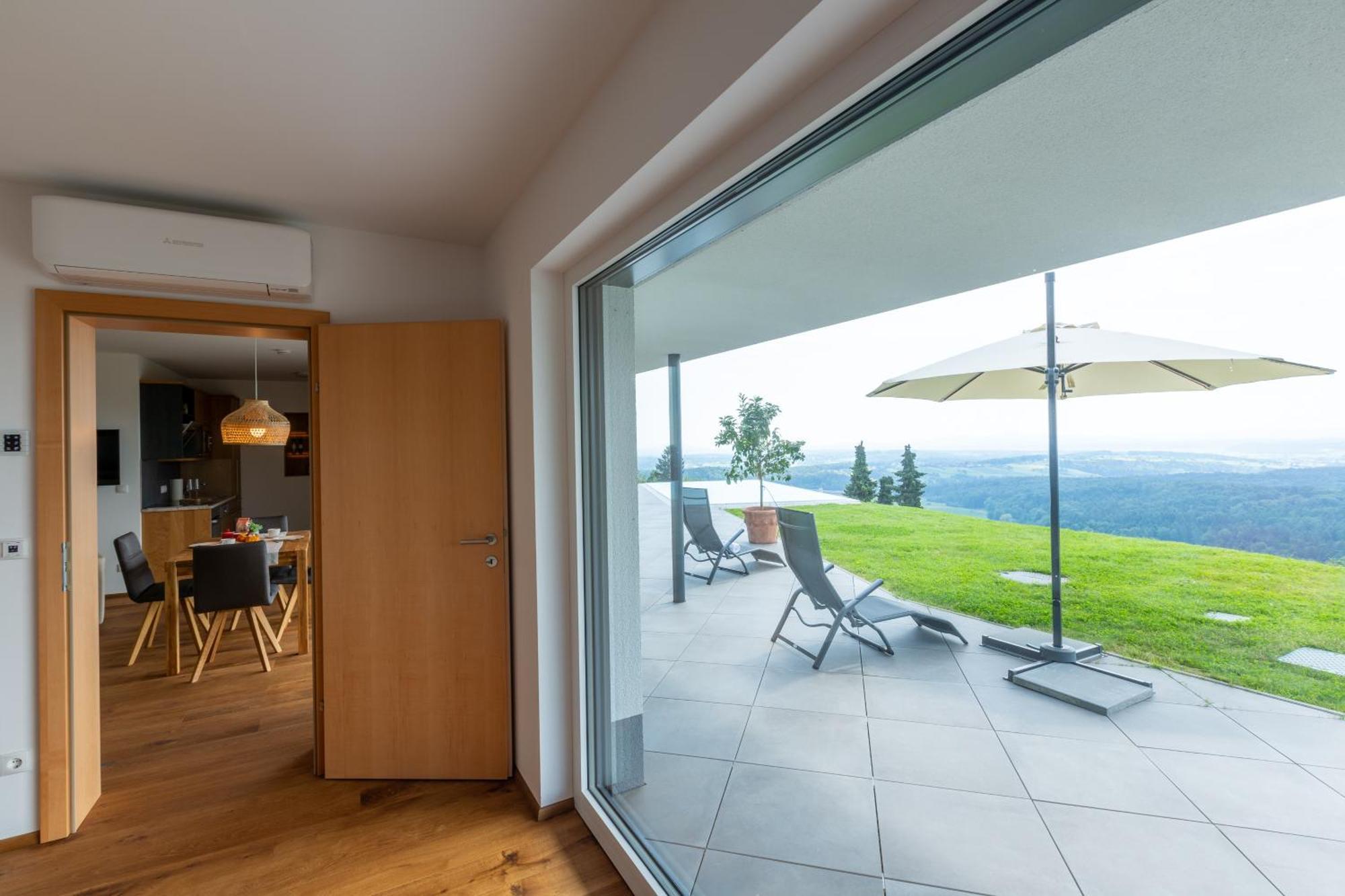 Greim15 --- Ganzes Ferienhaus Mit Fernsicht, Pool, Wellness 도이치란즈베르그 외부 사진