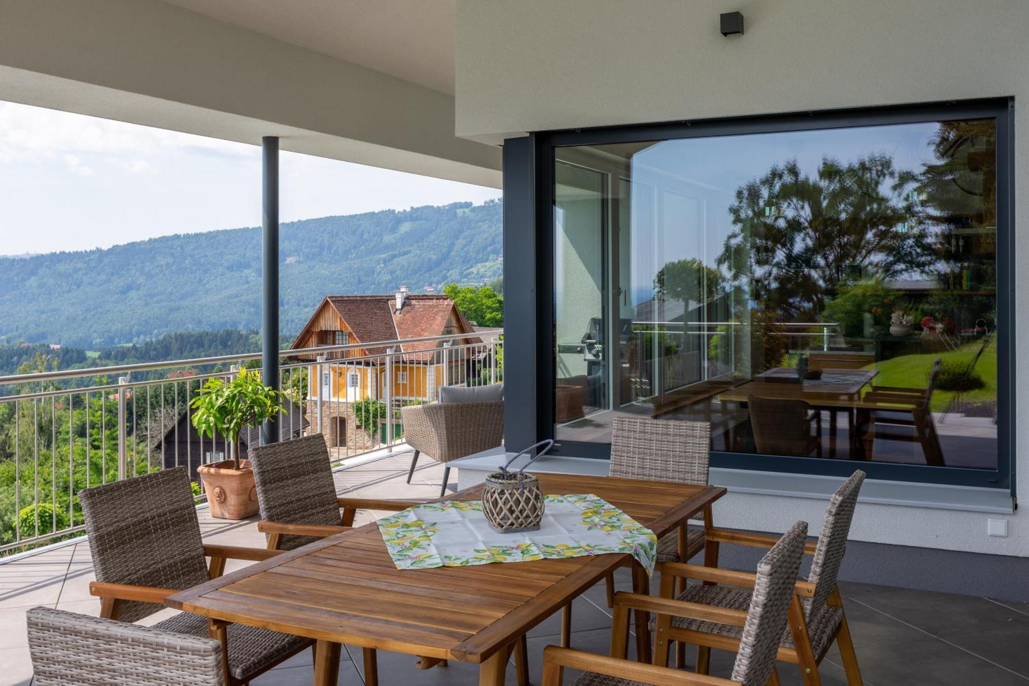 Greim15 --- Ganzes Ferienhaus Mit Fernsicht, Pool, Wellness 도이치란즈베르그 외부 사진