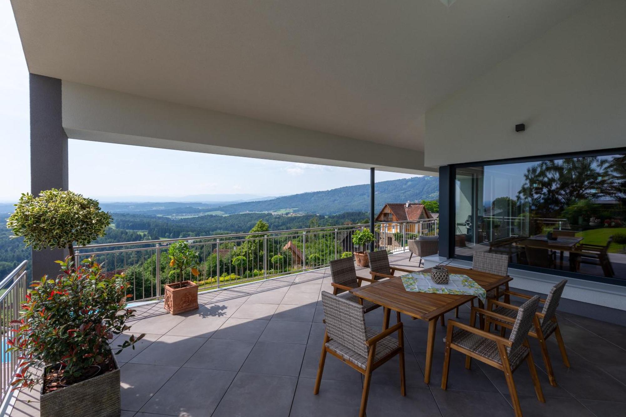 Greim15 --- Ganzes Ferienhaus Mit Fernsicht, Pool, Wellness 도이치란즈베르그 외부 사진